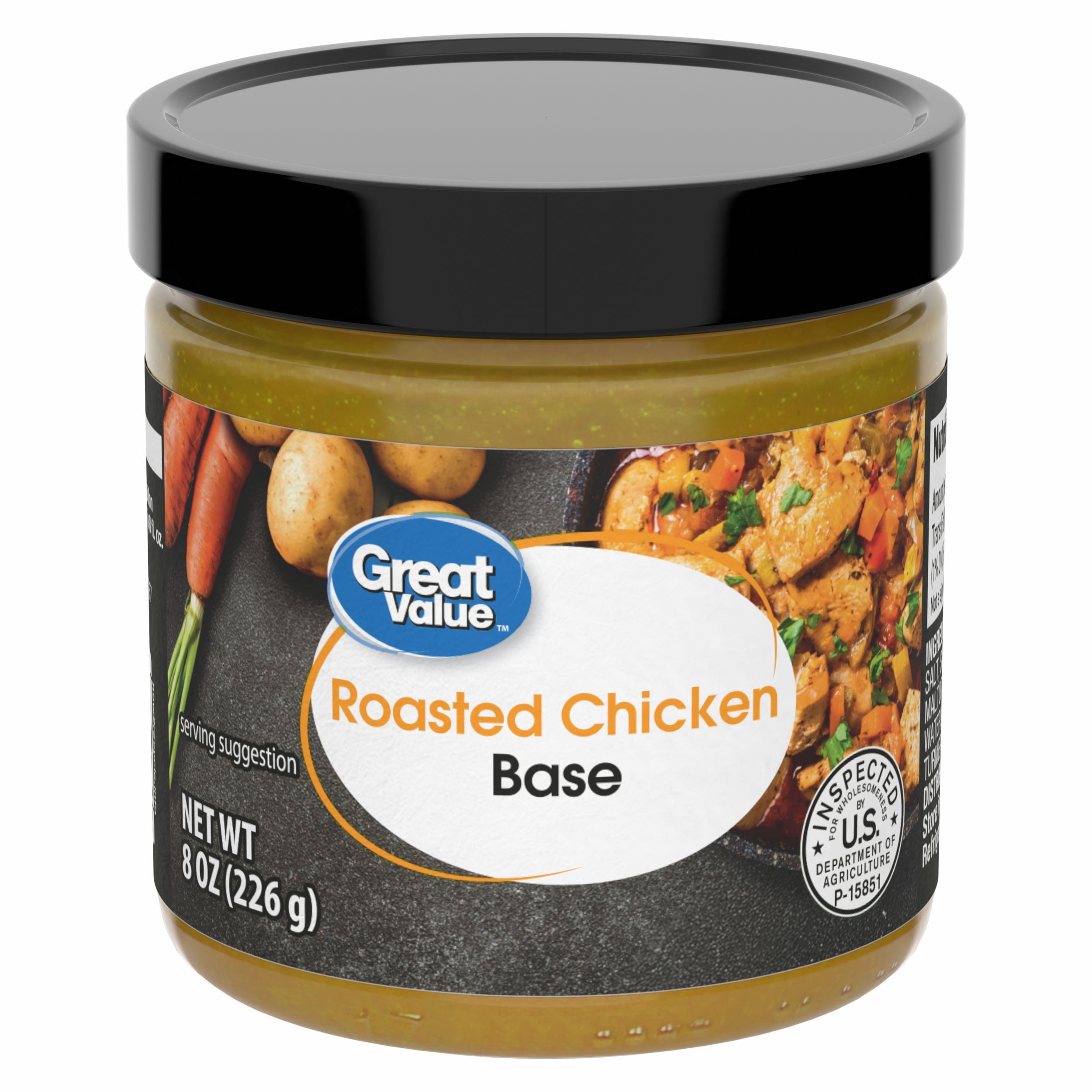Great Value Roasted Chicken Base, Shelf Stable, 8oz