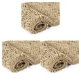 thumbnail image 3 of Cateissary Alfombrilla de fibra de textura para pies para una rápida y fuerte absorción Alfombrilla de suelo Entrada de baño de chenilla Caqui Type1 NO1, 3 of 6