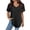 Black, variant on Oversized T Shirts for Women 2026 Summer Plus Size Short Sleeve V Neck Basic Plain Tshirt Womens Tees