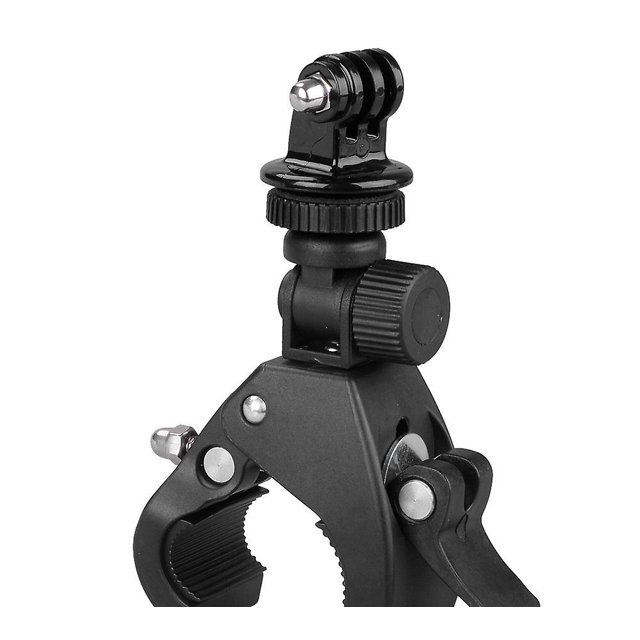 Soporte de manillar de bicicleta de motocicleta para Gopro, soporte de abrazadera de metal para cámara con 1/4 "20 para Gopro Hero 9 8 7 6 5 4 Session 3+ 3 2 1, Canon, Sjcam, Canon, Yic Sincero Hogar