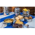 thumbnail image 4 of Stainless Steel Traditional Indian Lunch Box, Food Container,Indian Tiffin, Food storage container,Office Use (4 Tier_Design#-1 Lunch Box), MEDIUM, 4 of 8