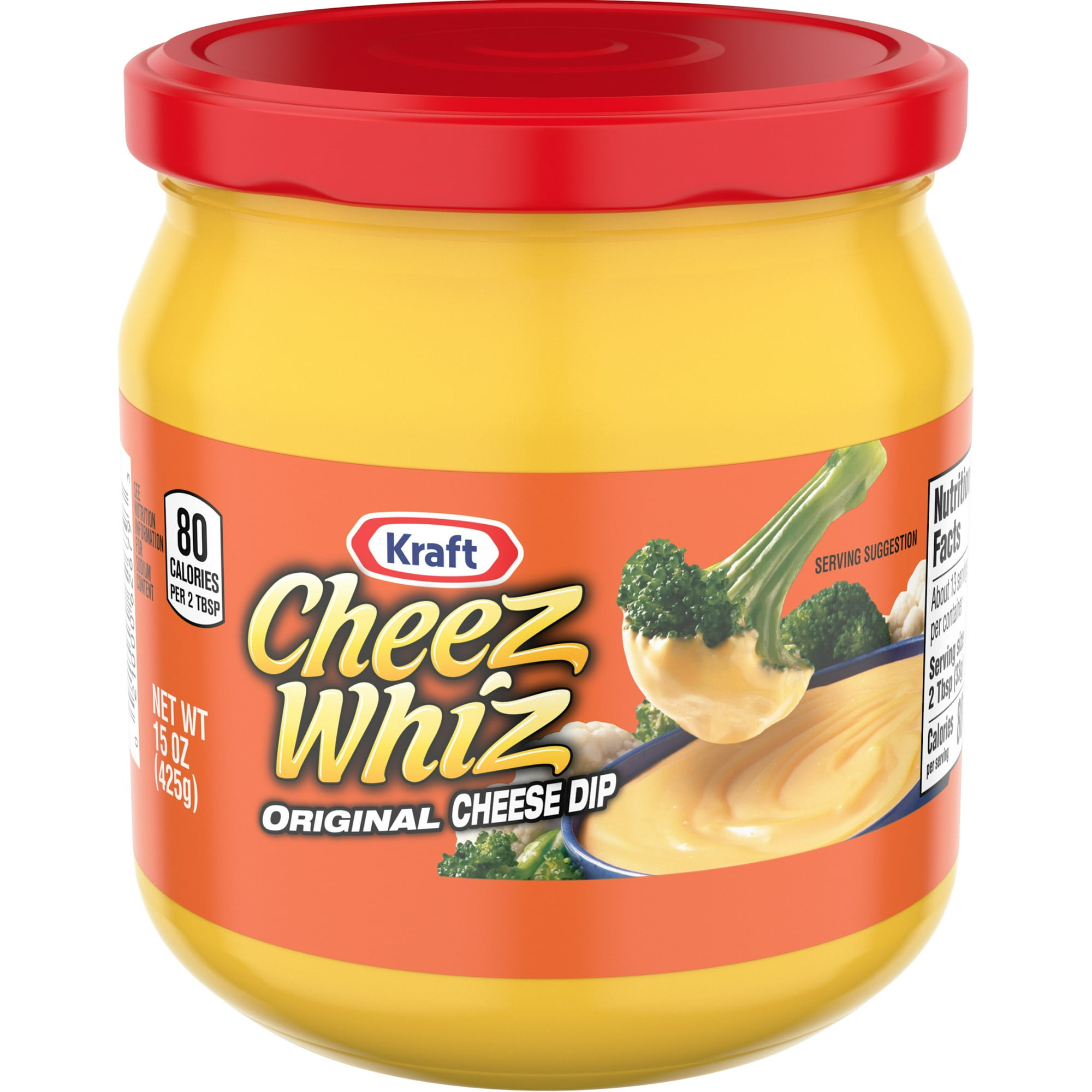 Cheez Whiz Original Cheese Dip, 15 oz Jar
