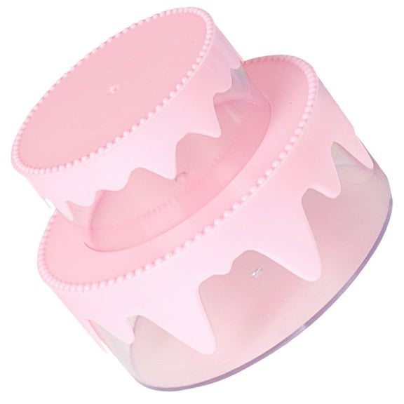 IBASETOY 1 Set Pink DIY Material Storage Boxes Plastic Multi Functional Storage Desktop