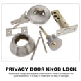 thumbnail image 3 of BRIGHTFUFU 1 Set Privacy Door Lock For Bathroom Stainless Steel Knob Lock Easy Install Security For Theft Design, 3 of 5