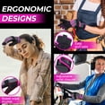 thumbnail image 6 of HANDLANDY Utility Work Gloves Women, Thin Mechanic Working Gloves Touch Screen, Pink, Medium, 6 of 8