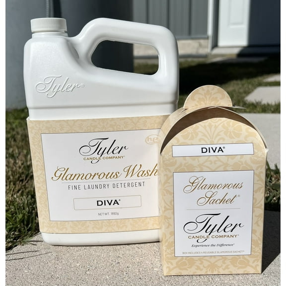 Tyler Candle Company, Diva 64oz Wash and Dryer Sachets.
