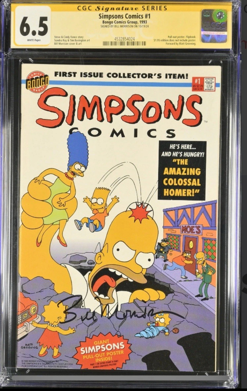 Simpsons Comics #1 - CGC 6.5 Comic Book - Walmart.com
