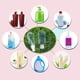thumbnail image 4 of leyfeng Botellas de plástico transparente para llavero de viaje, pulverizador de niebla fina portátil vacío, atomizador a prueba de fugas, líquido recargable, 4 of 7