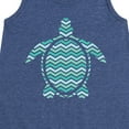 thumbnail image 3 of Instant Message - Striped Turtle - Toddler & Youth Girls A-line Dress, 3 of 6
