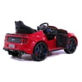 thumbnail image 5 of Ford Mustang GT Kids 24V Electric Ride-On Car w R/C Parental Control Remote, LED Foam wheels + Underbody LED Kit, MP3 + Wireless Music Streaming, Car Cover, Vegan Leather Seat, 5 of 10
