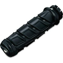 Kuryakyn 6373 Premium Kinetic Handlebar Grips: Universal Fit for Motorcycles with 1" Diameter Bars, Gloss Black, 1 Pair