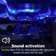 thumbnail image 3 of Usb Car Roof Star Night Projector Light Sound Activated Led Interior Lamp, 4 Colors- 9 Functional Modes, Luz Ambiental De Ambiente Romántico Ajustable - Plug And Play Muyoka Hogar, 3 of 7