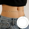 thumbnail image 2 of Waist Chain Geometric Shape Decorative Bohemia Style Adjustable Extended Length Waist Belt Gift, 2 of 8