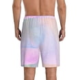 thumbnail image 3 of Naloa Rainbow Men's Short Pajama Pants, Lounge Comfort Shorts with Elasticized Waistband and Side Pockets - Large, 3 of 9