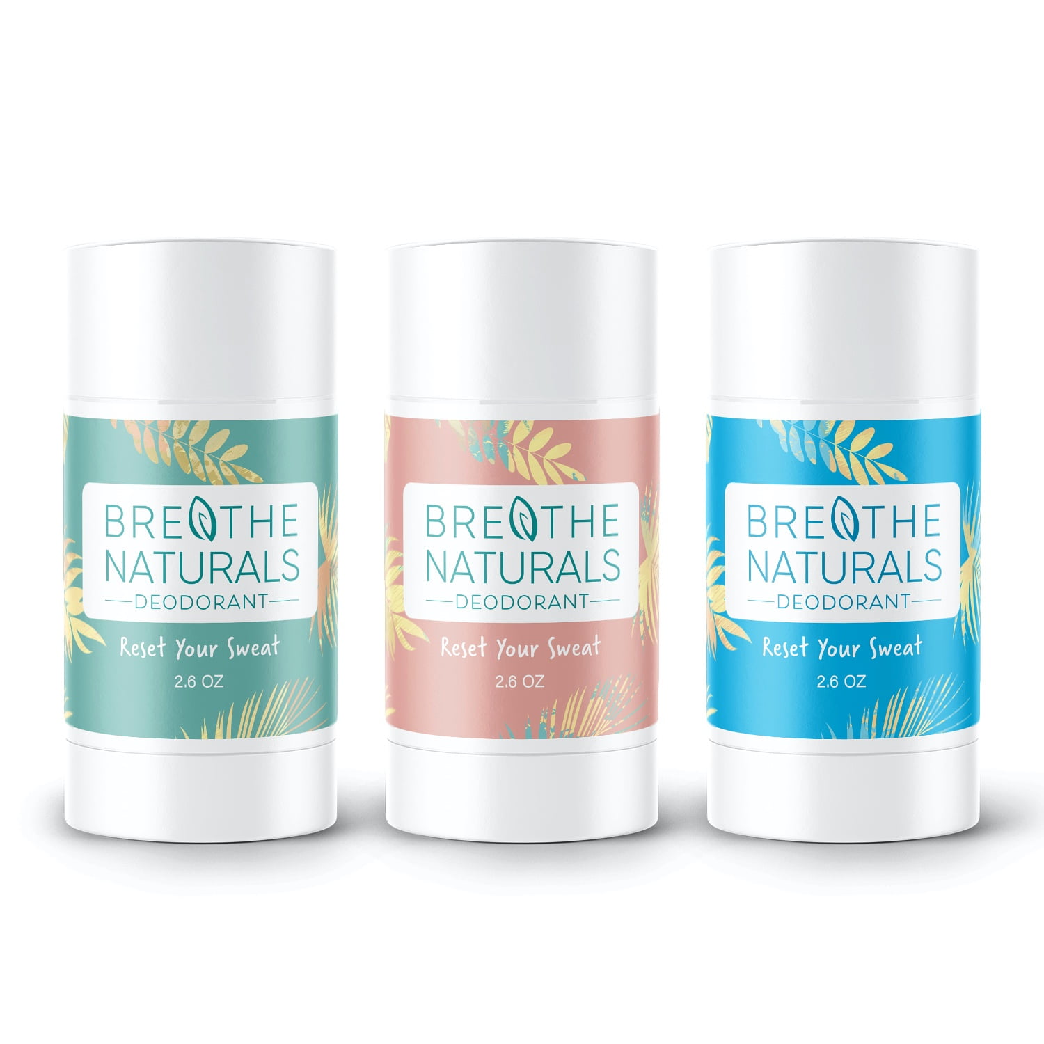 Breathe Naturals Deodorant 24 Hour Freshness Aluminum Free & Vegan