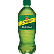 Schweppes Ginger Ale Soda, 20 fl oz bottle