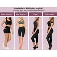 thumbnail image 2 of Satina High Waisted Leggings for Women | 3 Inch Waistband (Plus Size, Black), 2 of 5
