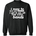 thumbnail image 2 of OXI Crewneck Sweatshirt - The Cool Bands, Basic Casual Sweatshirts for Men's and Women Fleece Sweatshirt Long Sleeve - Dark Heather 2X-Large, 2 of 2