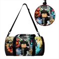 thumbnail image 4 of ROBLOX-bolsa de viaje cilíndrica para Yoga, bolso de entrenamiento deportivo, Fitness, mundo Virtual, cremallera, gran capacidad, mensajero, regalo de cumpleaños, 4 of 4