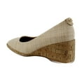 thumbnail image 3 of Aerosoles Aurora Women's Heels Natural Raffia Size 6 M, 3 of 8