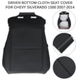 thumbnail image 2 of Car Interior Cloth Car Seat Cover Protector Front Car Seat Cover,Driver Bottom Seat Cover for 2007-2014 Chevy Silverado 1500 2500HD 3500HD, 2 of 8
