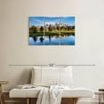 thumbnail image 2 of Elephant Stock Grand Tetons Reflection Wall Art - Horizontal Multi Panel Canvas - Living Room Wall Decor - Nature Multi Panel - Green And Blue Decor - 33" x 20", 2 of 8