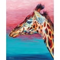 thumbnail image 2 of Vitaletti, Carolee 20x24 White Modern Wood Framed Museum Art Print Titled - Sky High Giraffe II, 2 of 4