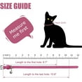 thumbnail image 5 of Kiibsot 2 Pack Soft Leather Cat Kitten Collar with Bells, Adjustable Collars for Girl Boy Cats Puppy, 5 of 6