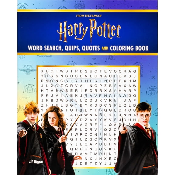 Harry Potter Word Search, Quips, Quotes, and Coloring Book (Paperback)