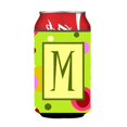thumbnail image 1 of Letter M Initial Monogram - Green Can or Bottle  Hugger, 1 of 1