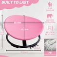 thumbnail image 6 of iYofe Sensory Spinning Chair for Kids, 360° Swivel Chair for Autism Toddlers ADHD Children, Body Coordination Training Chair with Safety Non Slip Base for 3-8 Year Olds Gifts, Pink, 6 of 9