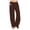 Coffee, variant on Qiopertar Women's Summer Wide Leg Casual Beach Pants High Waisted Drawstring Pants with Pockets Loose Fit Comfy Vacation Travel Relaxed Trousers, Coffee XL
