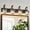 Black, variant on LMQNINE 3-Light Modern Bathroom Sconce,Vanity Light with Crystal Accents,Over-Mirror,Gold