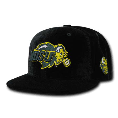 NCAA NDSU North Dakota State Bison University Velvet Snapback Baseball Caps Hats