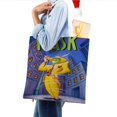 thumbnail image 4 of Las Aventuras de la Máscara Bolso de tela con estampado de lienzo para mujer, bolsa de compras reutilizable y estética, con cremallera interior, regalo para mujer,38*45cm., 4 of 6