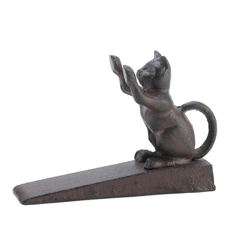 Door Stopper Security, Funny Door Stoppers , Metal Cat Scratching Door
