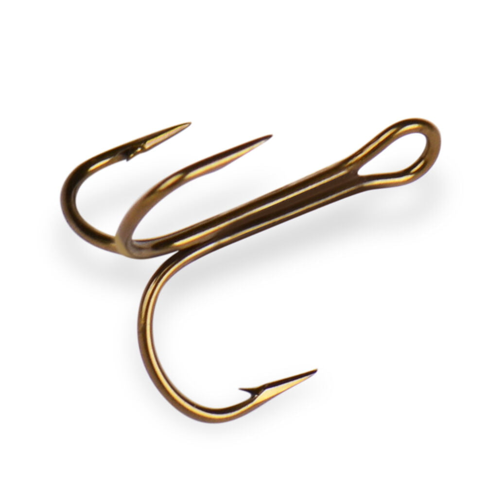 Mustad Fine Wire Treble Hook - #14 (Black Nickel)