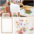 thumbnail image 4 of 2Pcs Wooden Paper Making Screen for Diy Crafting Supplies Beige Rectangular Frame 40.0X30.0X0.6In, 4 of 9