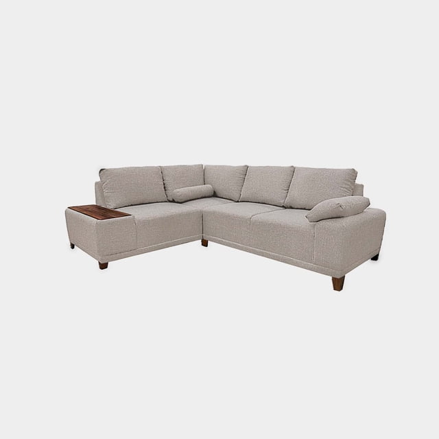 Sala Esquina Acord Normal Curri Beige - DC Inlab Muebles Modelo D