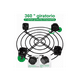 thumbnail image 3 of 2 Soportes De Base De Maceta De Metal Con Ruedas, 3 of 4