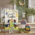 thumbnail image 1 of Wanfds Easter Outdoor Garden Flag Bunny Pattern Printed Polyester Flag(A), 1 of 6