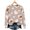 Khaki, variant on Women Rugby Football Print Crew Neck Sweatshirt Long Sleeve Loose Pullover Top Fashion Casual Loungewear Shirt for Home & Spring Autumn Daily Streetwear S-5XL White