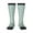 2 Black-1, variant on Cute Corgi Head print thigh-high socks, crafted for both men and women with a stretchy, high-opaque design perfect for daily wear