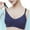Dark Blue womens tops, variant on Dianli Seamless Bras for Women Solid Striped Print Loose Fit Elegant Women's Jelly Gel Traceless, Steel Ring Free, Comfortable, Breathable, Soft Support Sports Bra