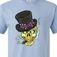 thumbnail image 4 of Inktastic Mardi Gras Skull with Cigar T-Shirt, 4 of 5