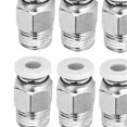 thumbnail image 4 of 10Pcs Straight Pneumatic Fittings Silver M10 Thread 3D Printer Accessories PC4‑01, 4 of 4