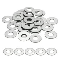 M10 Flat Washer for Screw, 30Pcs 304 Stainless Steel Washers 10MM ID x 25MM OD x 1.5MM Thick(Silver Tone)