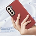 thumbnail image 6 of SaniMore for Samsung Galaxy S22 6.1" 2022 Case, Hybird Tri-layer Heavy Duty Protecetive Slim Silicone Shockproof Shell [Soft Anti-Scratch  Anti-Fingerprint] [Military-Grade Drop Tested], Red, 6 of 6