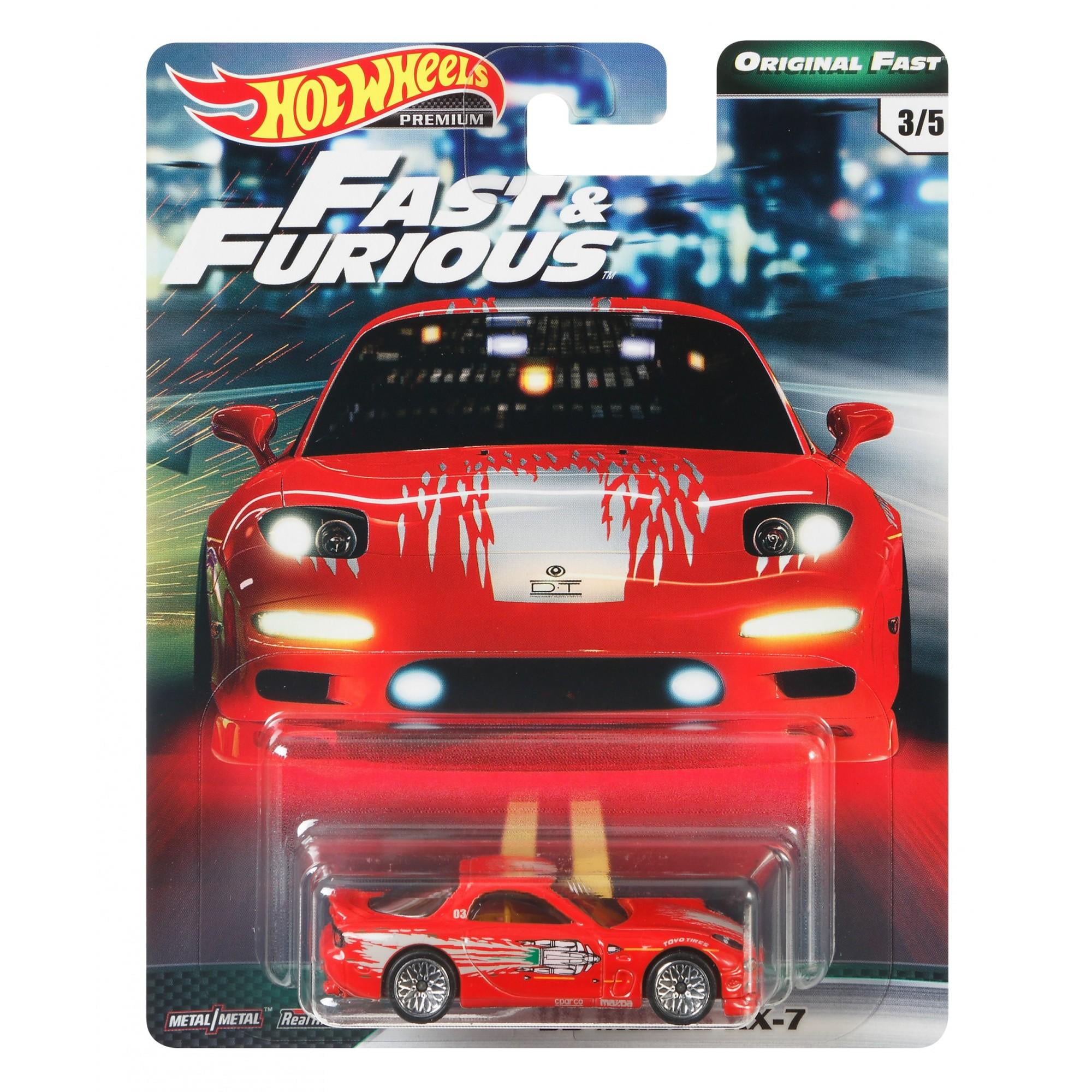 Hot Wheels Mazda RX7 1995 Red Fast and Furious GBW75-956B 1/64