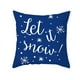 thumbnail image 3 of Funda de cojín geométrica azul para Navidad, decoración nórdica moderna, adorno navideño, regalo de Año Nuevo, 2022, 3 of 3